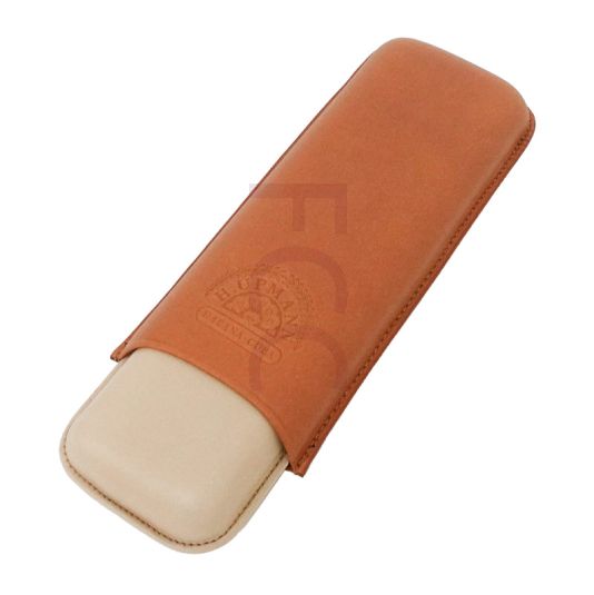 H. Upmann pocket cigar case in two-tone leather